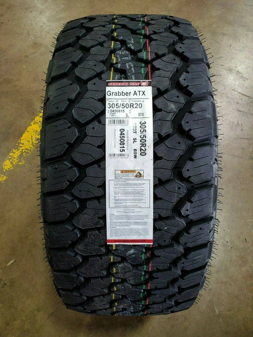 General Grabber A/TX Tire 305/50R20 120T XL L8269