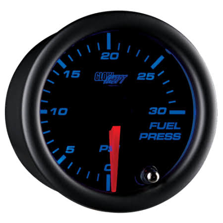 Tinted 7 Color 30 PSI Fuel Pressure Gauge N9937