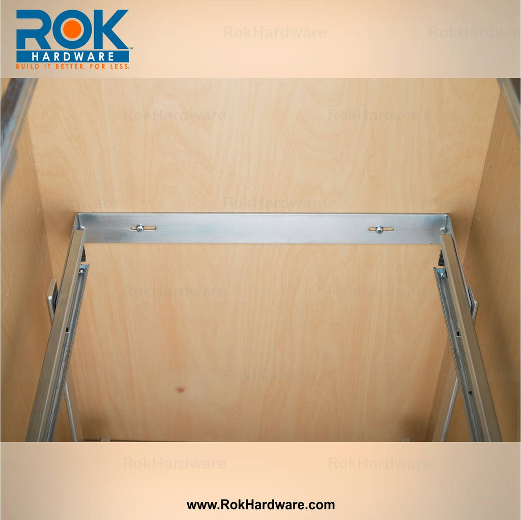 9-Inch Pullout 2 Tier Wire Basket Cookware Cabinet Organizer W41112