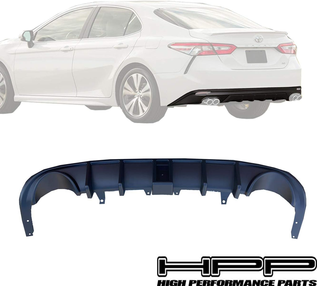 Rear Bumper Lip Diffuser Matte Black G2377