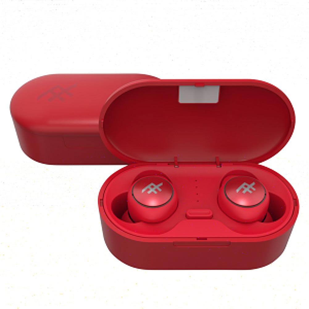 Purple Truly Wireless Water-Resistant Earbuds with Charging Case L240