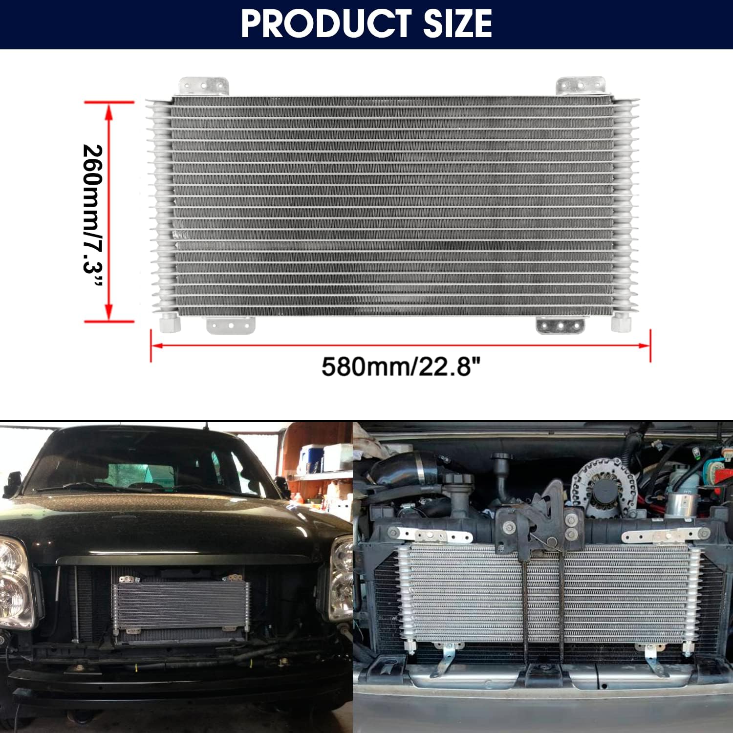 Plus Engine Transmission Oil Cooler Set With Mounting Hardware M9494