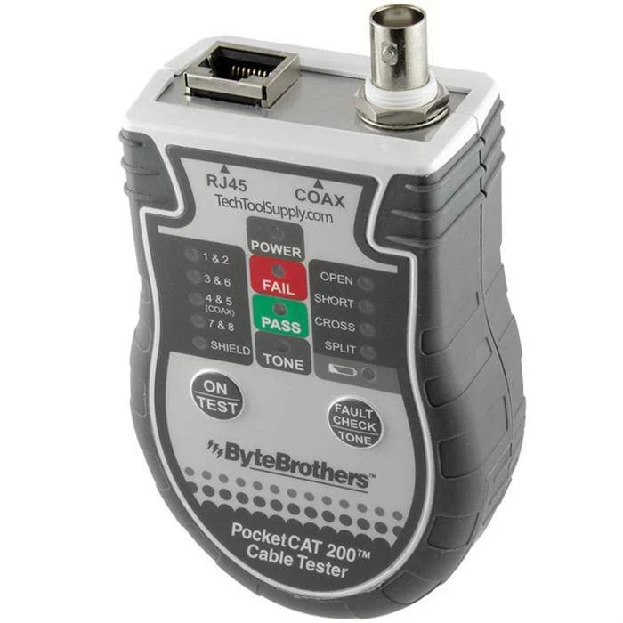 Pocket Cat RJ45 Coax Tester C77027