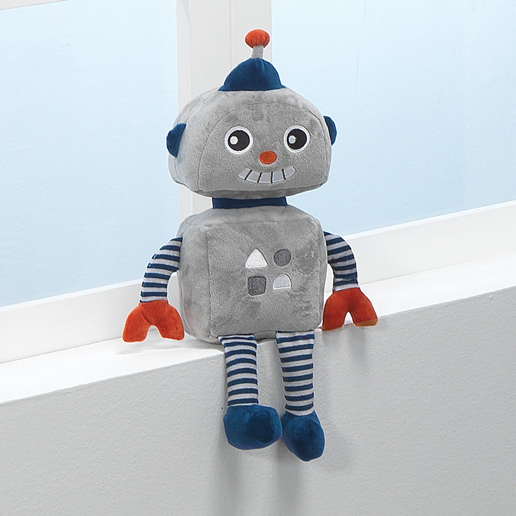 Gray/Blue Plush Stuffed Animal Toy K82777