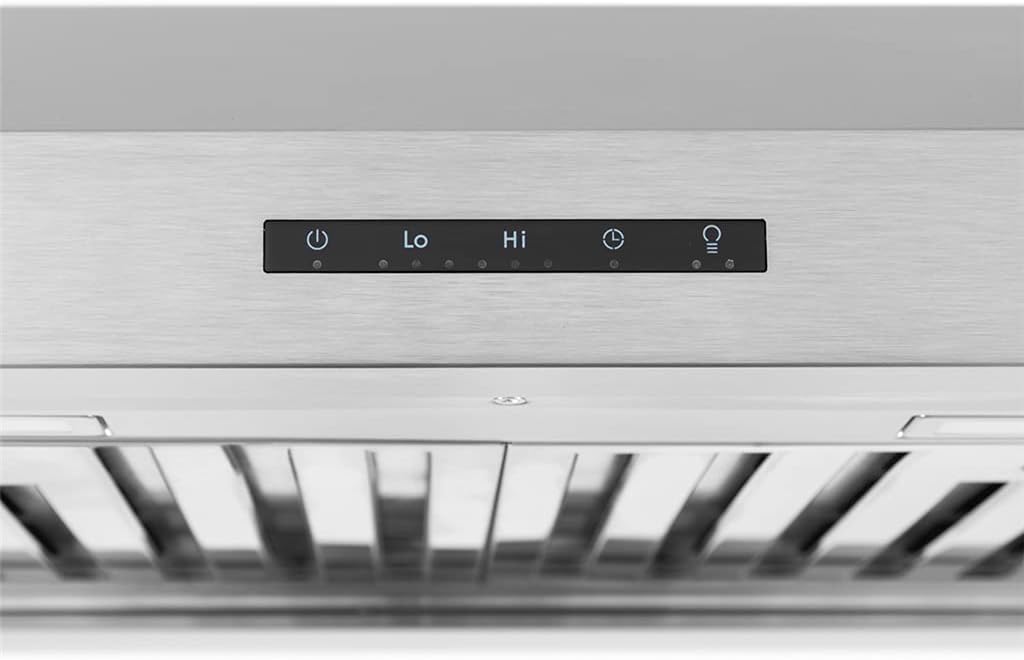 Under Cabinet Range Hood, 850 CFM, Stainless Steel, 3 Fan Speeds N24097