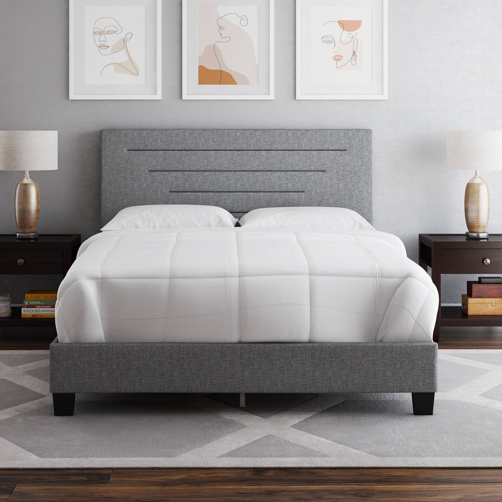 Twin Linen Bed Frame H662403