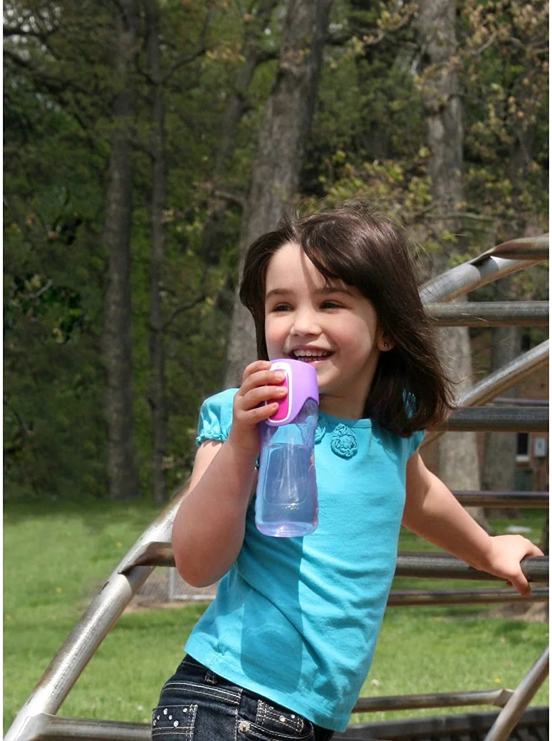 14oz BPA-Free Kids Water Bottle with Spill-Proof Lid G68694
