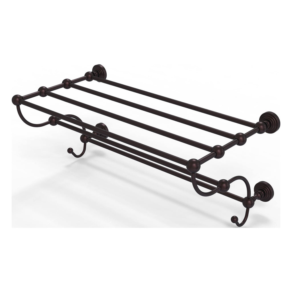 Antique Bronze Train Rack Towel Shelf S599333