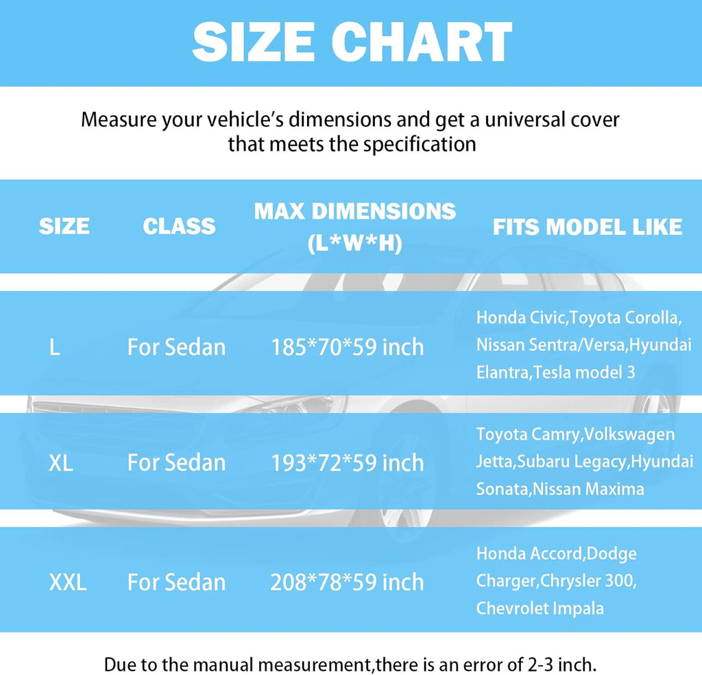 6-Layers Waterproof Car Covers with Night Reflective O423085