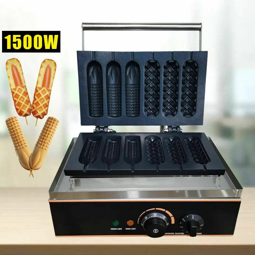 6 Slots Nonstick Electric Waffle Maker B6070