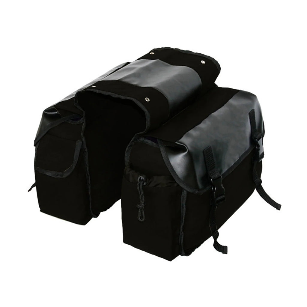 Large Capacity Canvas Waterproof Motorcycle Saddle Bag S499