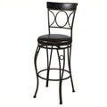 Faux Leather Swivel Counter Stool S5655
