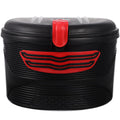 Red Electric Mountain Bike Front Frame Hanging Plastic Storage Basket with Lock M38213