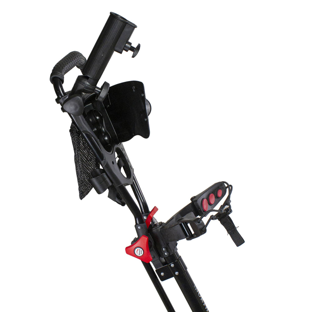 Black Easy Folding 3 Wheel Golf Bag Push Cart O8076