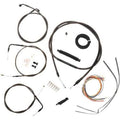 Midnight Black Complete Handlebar Cable Brake Clutch Line Wire Kit B56418