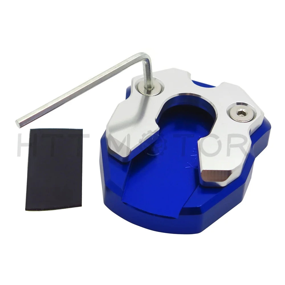Blue CNC Sidestand Foot Plate Kickstand Pad for Yamaha Nmax155 O674