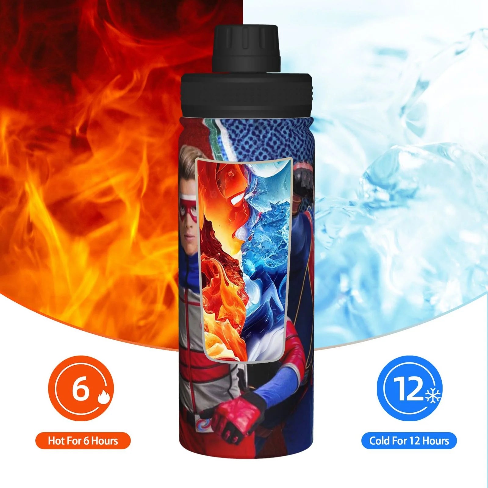 18OZ Stainless Steel Insulated Water Bottle G58044