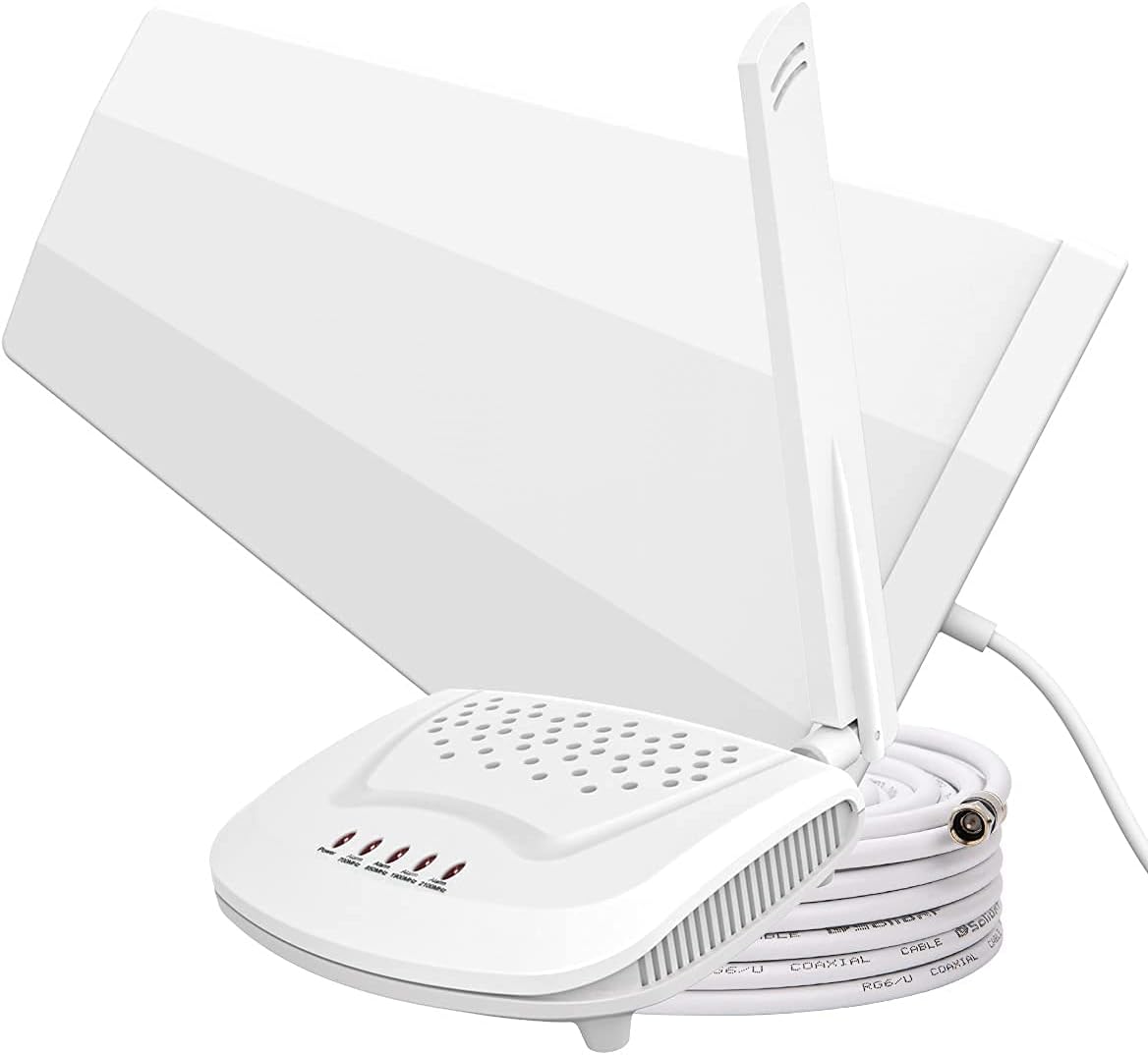 Cell Phone Signal Booster, 5 Band 3G 4G LTE, Up to 1,500 Square ft U281