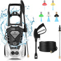 Electric Pressure Washer 1800W with 5 Nozzles, Hose Reel V40624
