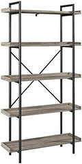 5 Shelf Bookcase in Driftwood E572017
