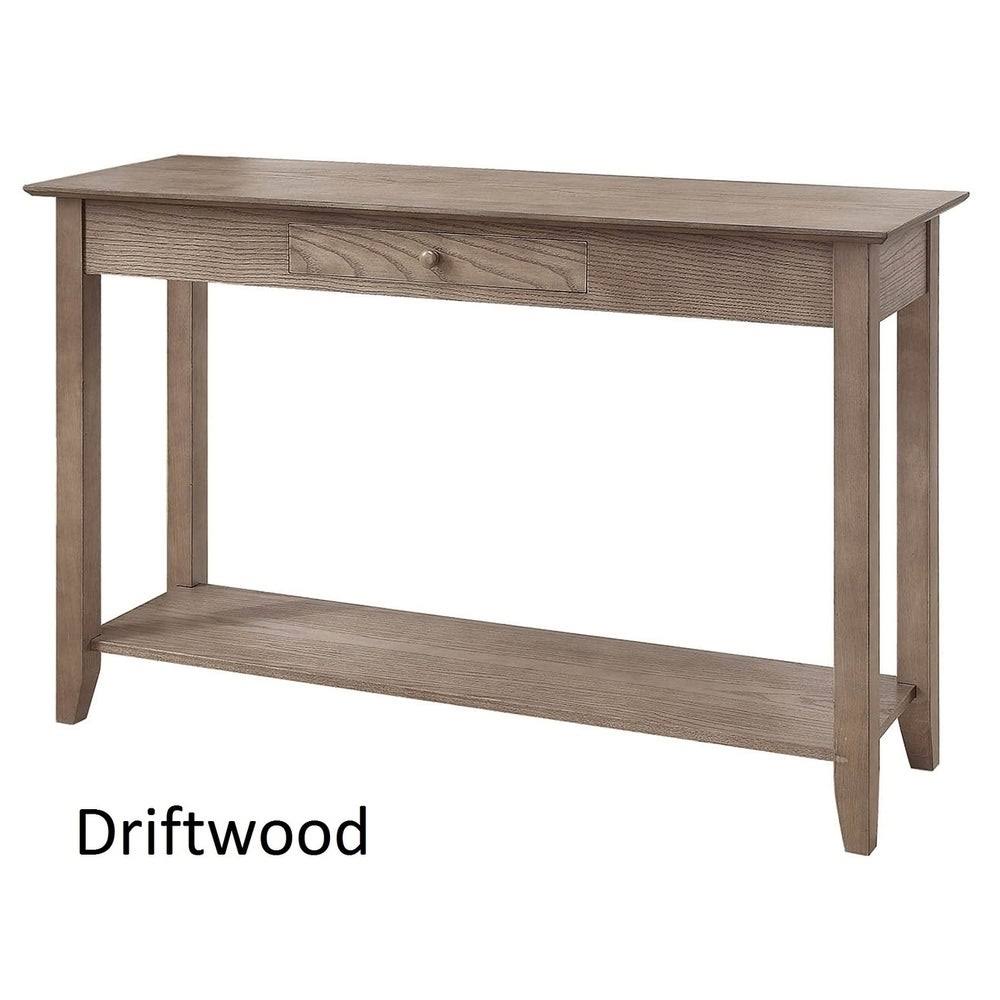 Espresso Single-Drawer Console Table L486