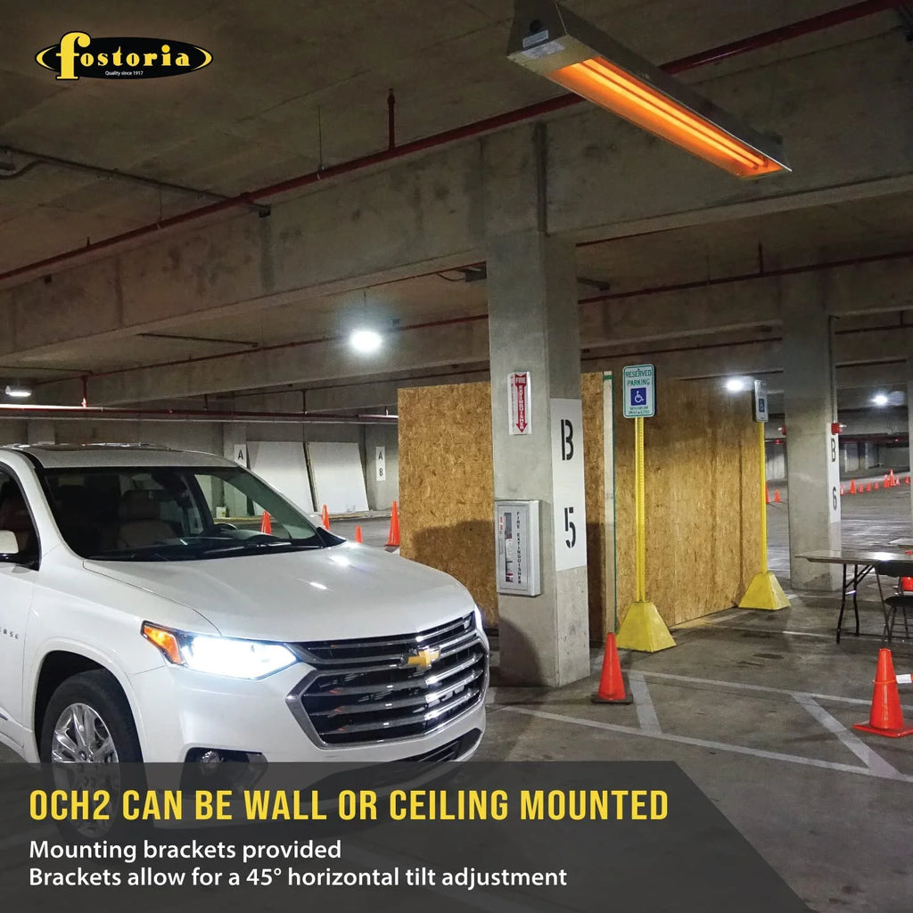 Wall Mounted Ceiling Mounted Heater 6 kW Stainless Steel O221