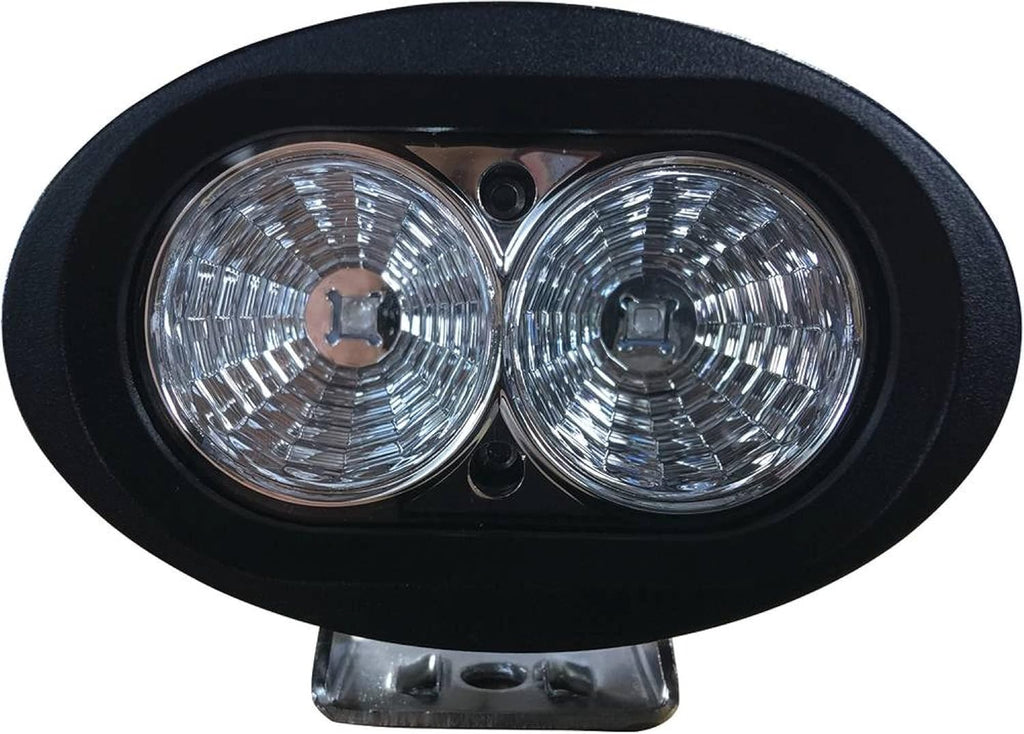 12V LED Blue Safety Warning Light Die Cast Aluminium Housing T58605
