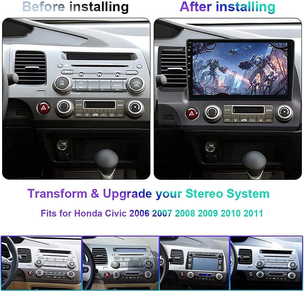 10.1 Inch IPS Touch Screen Car Stereo Head Unit with Bluetooth WiFi J643