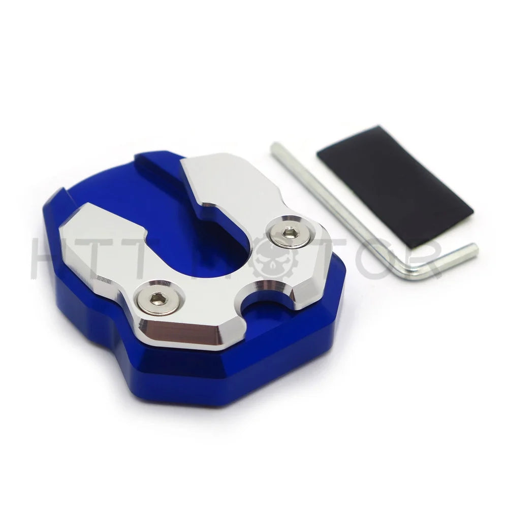 Blue CNC Sidestand Foot Plate Kickstand Pad for Yamaha Nmax155 O674