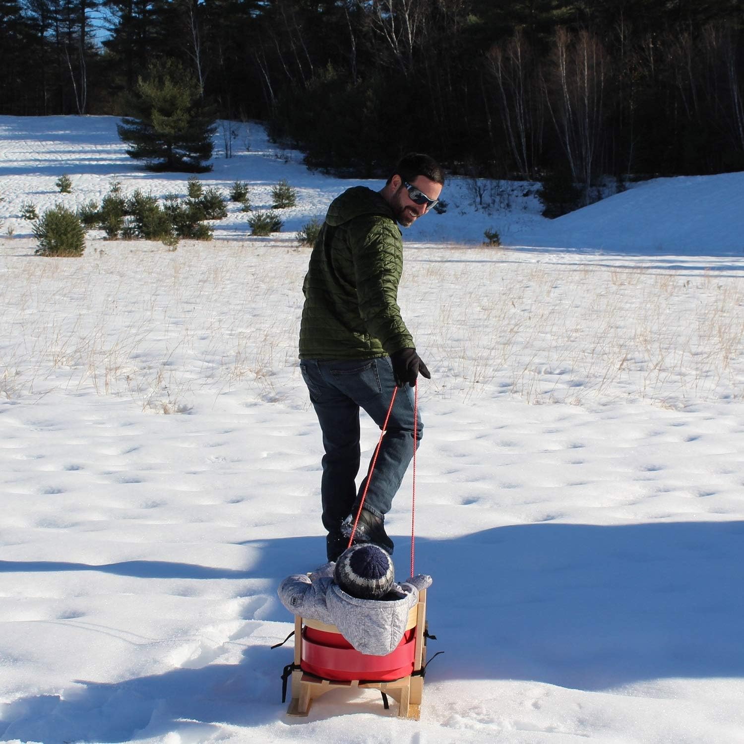 Wood Toddler Sled X2850