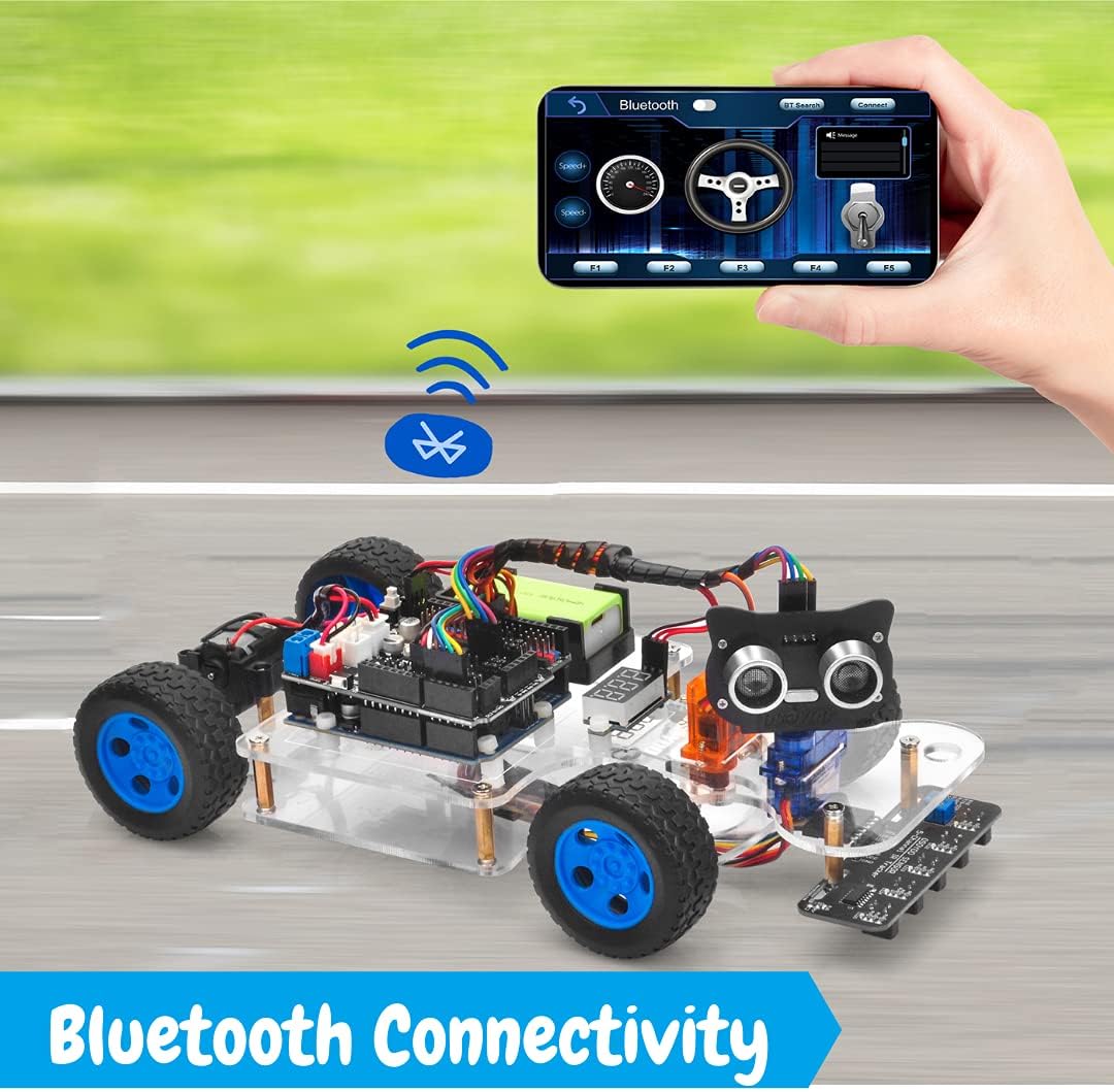 DIY Robot Car Kit with WiFi Bluetooth W674051