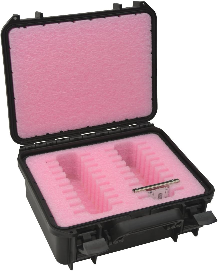 Heavy Duty Hard Drive Storage Case with Foam Insert Fits 36 x 2.5-Inch Hard Drives J20151