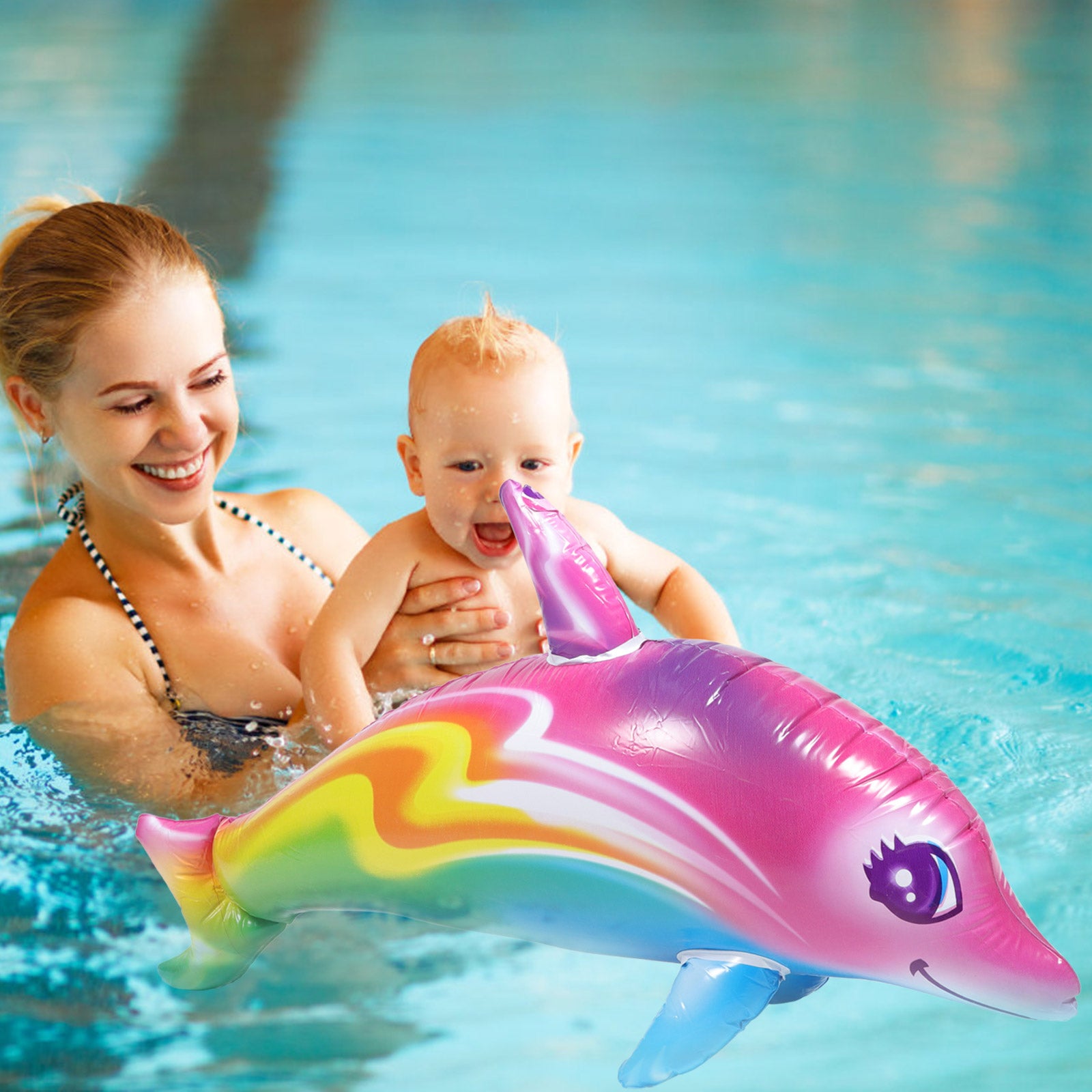 2pcs Big Inflatable Dolphin Toys K1281