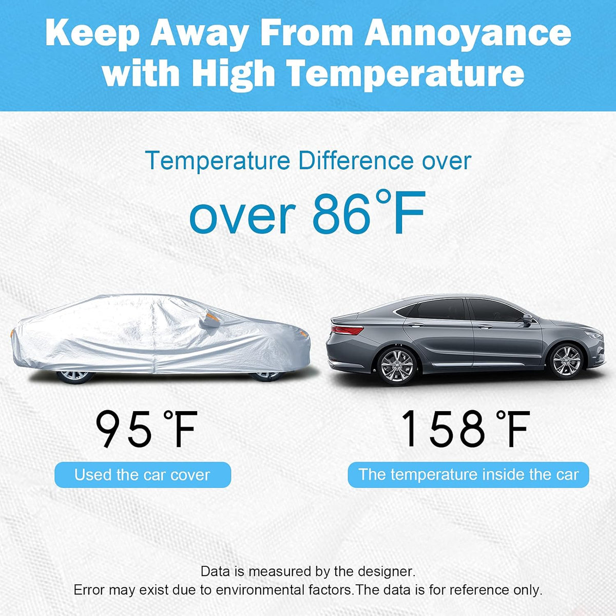 6-Layers Waterproof Car Covers with Night Reflective O423085