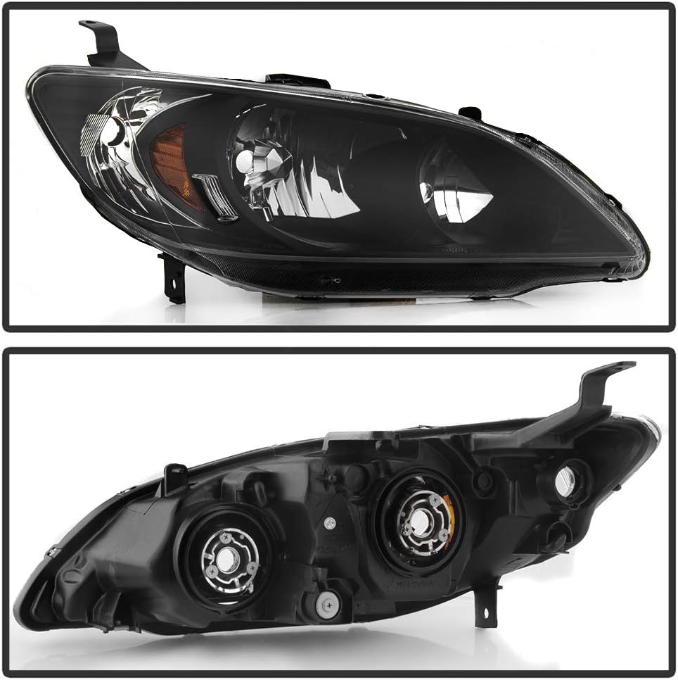 JDM Black Headlamps Set D447