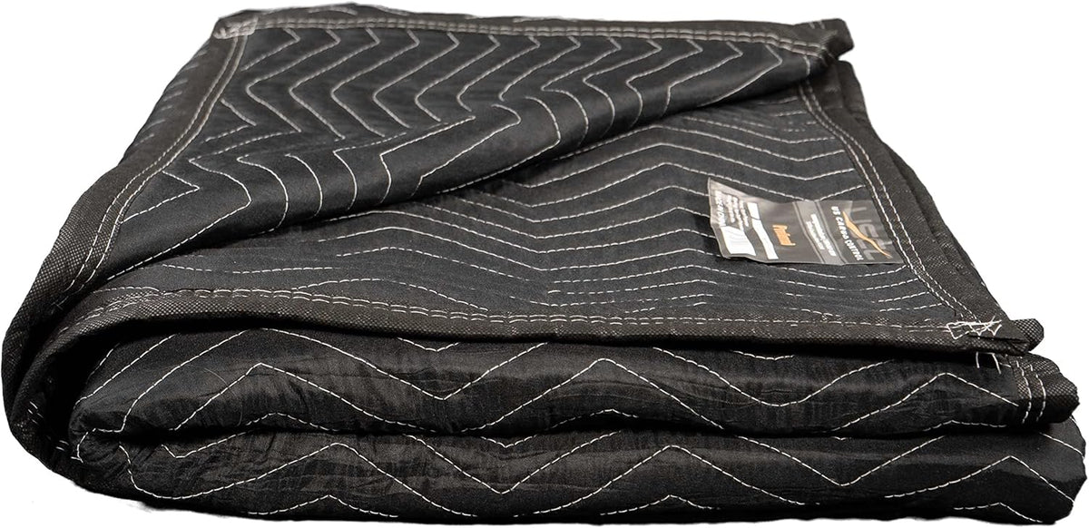 Moving Blanket 80 x 72 Inches Black Polyester (4) H5567