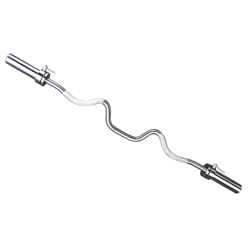 Chrome Olympic Super Curl Bar X96505