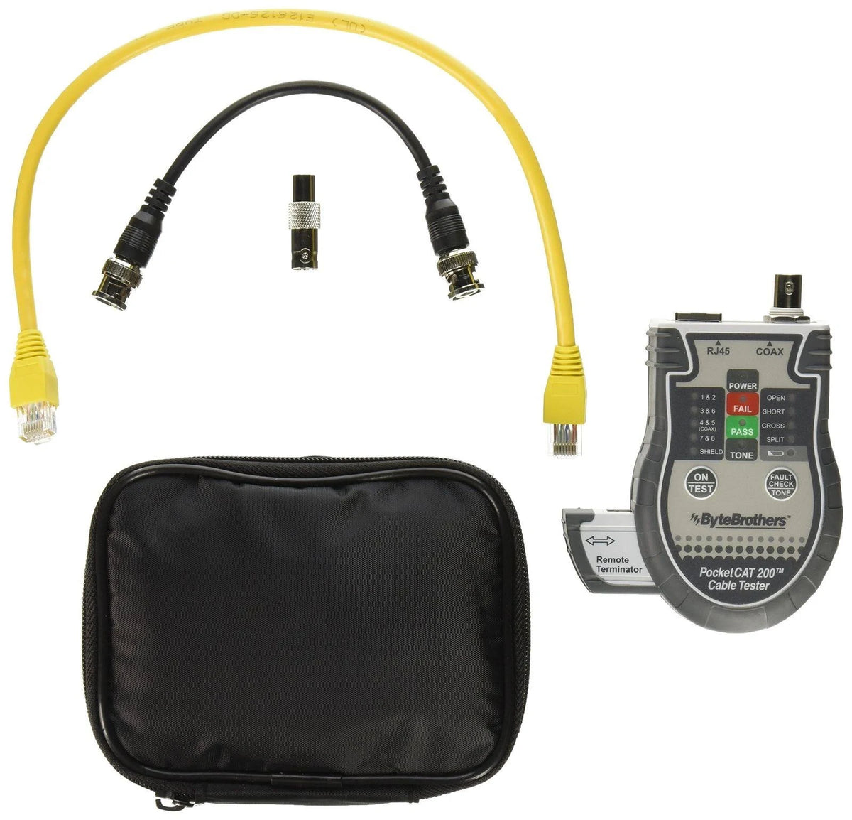 Pocket Cat RJ45 Coax Tester C77027