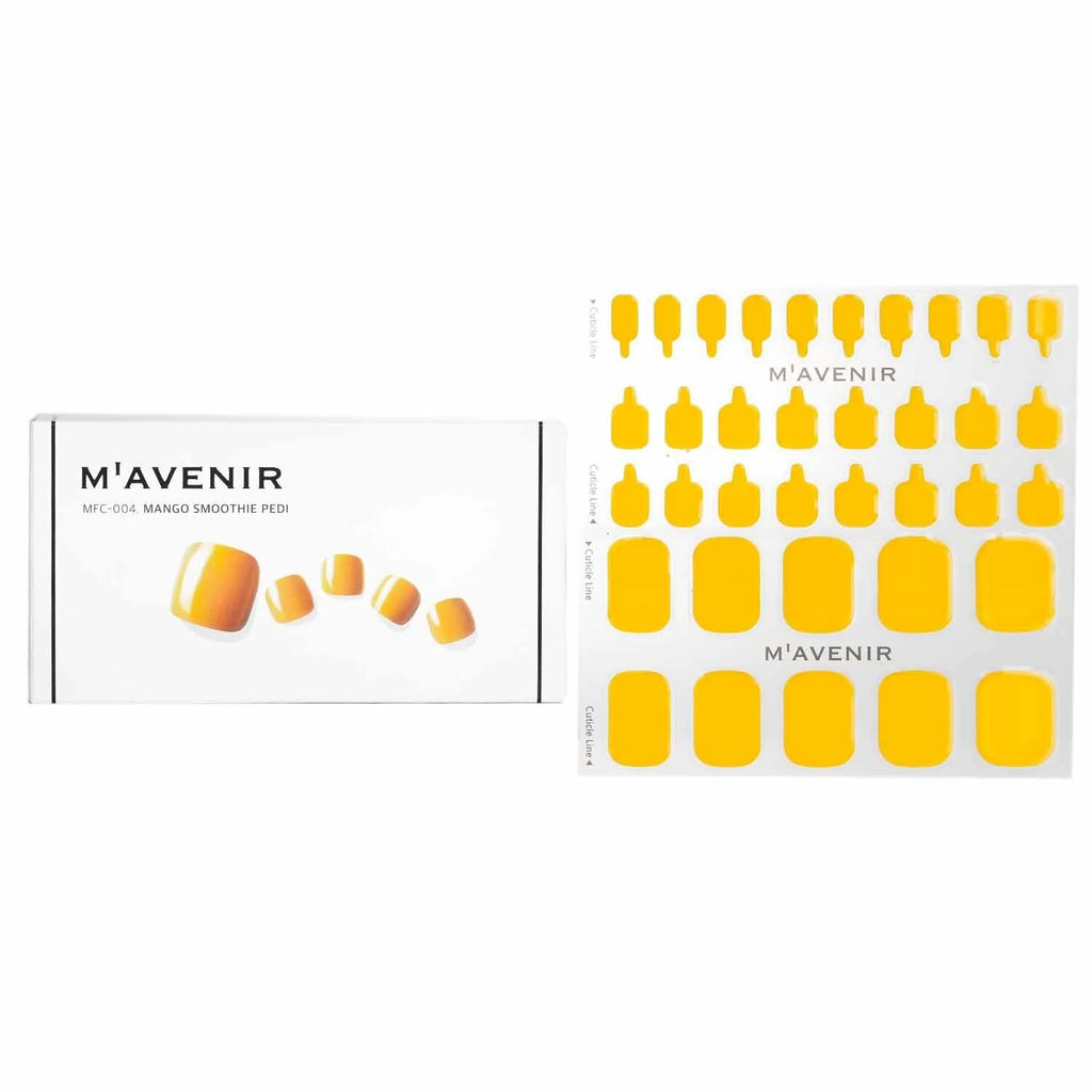 Yellow Pumpkin Nail Sticker 32pcs M437367