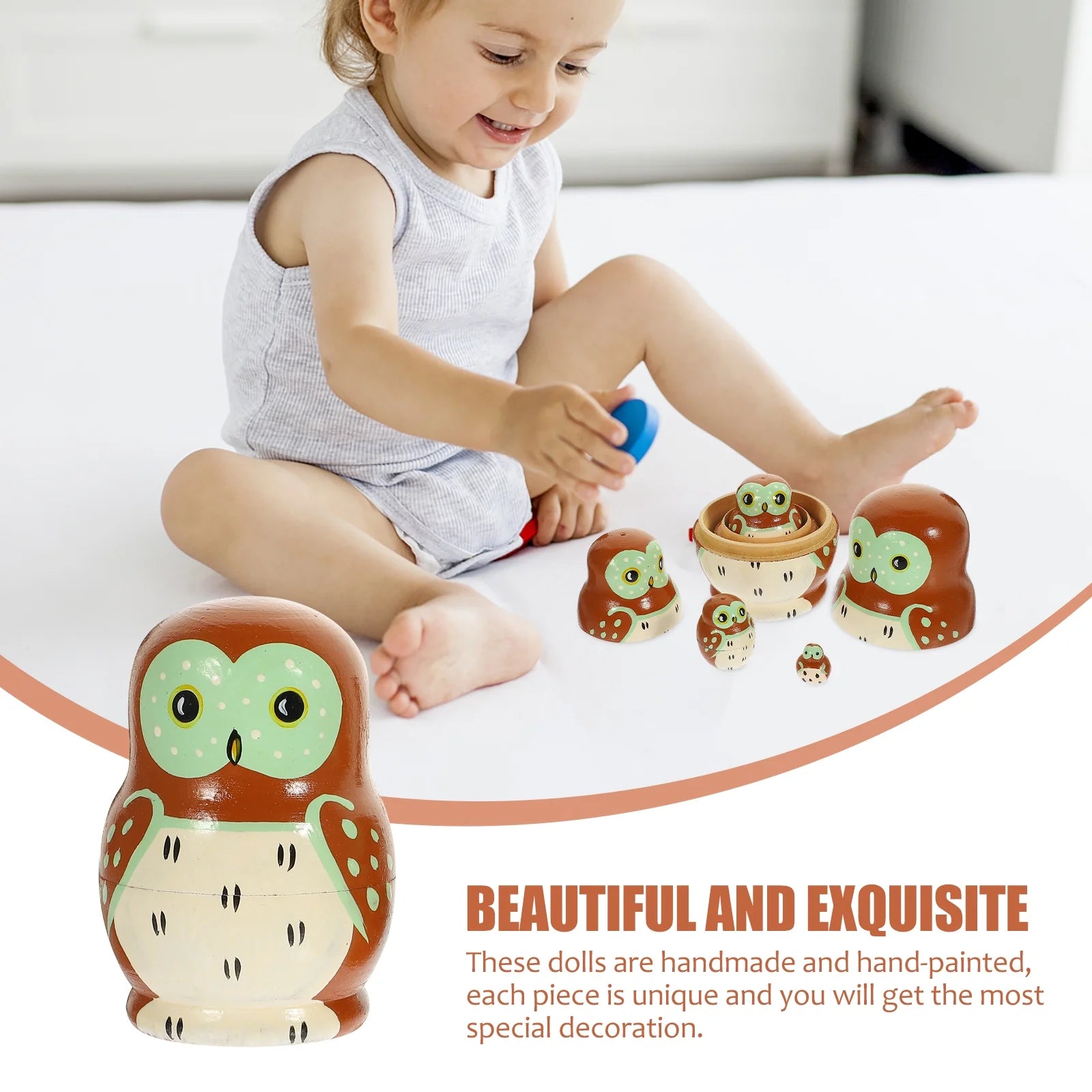 Stacking Dolls Russian Matryoshka Dolls Cartoon Dolls for Kids J28086