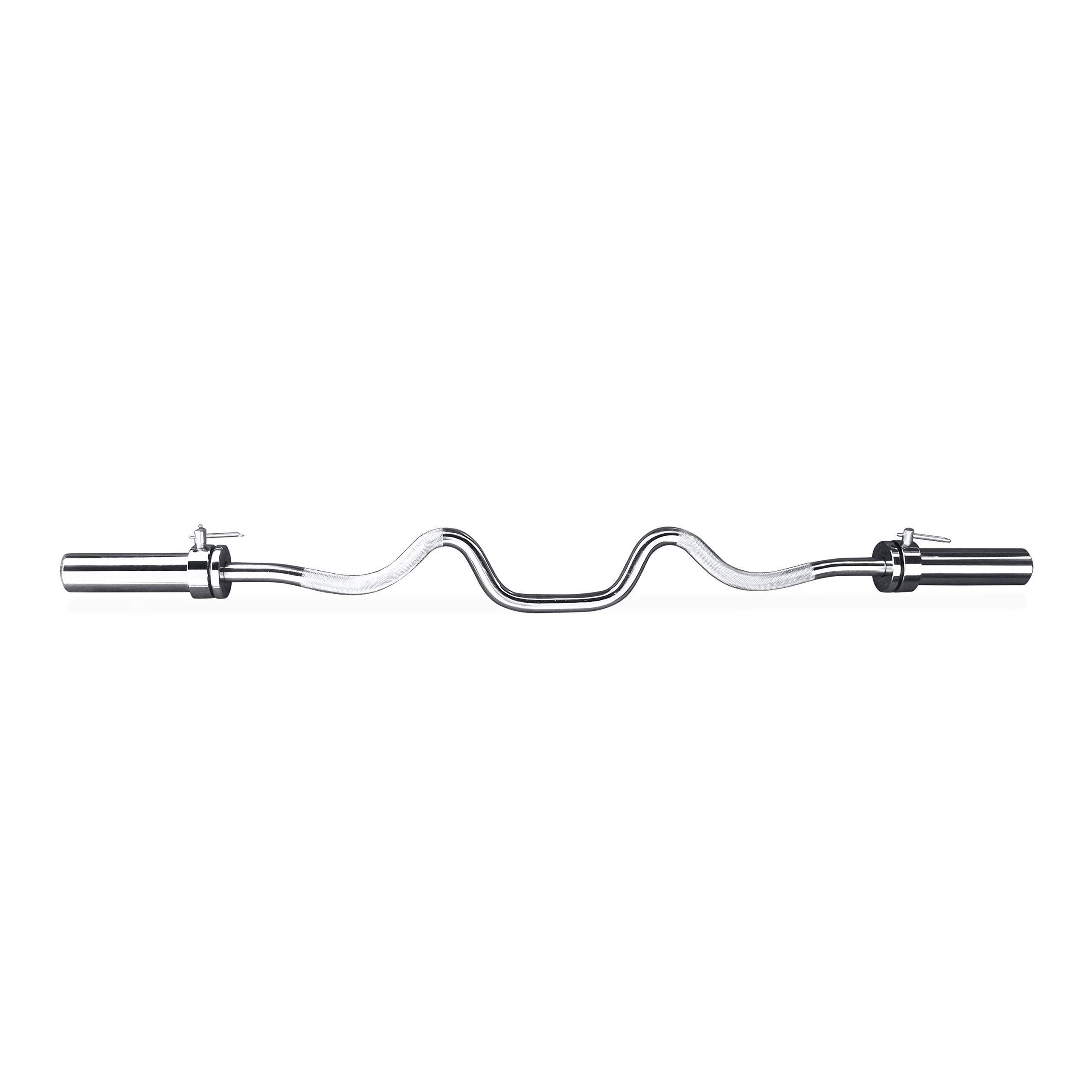 Chrome Olympic Super Curl Bar X96505