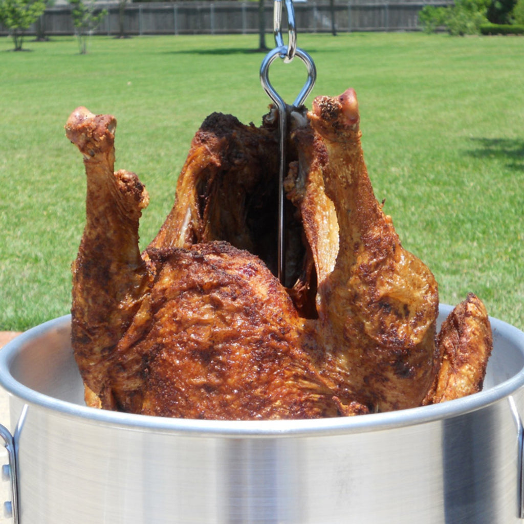 Portable Propane Outdoor Deep Frying Package with 2 Aluminum Pots O2931