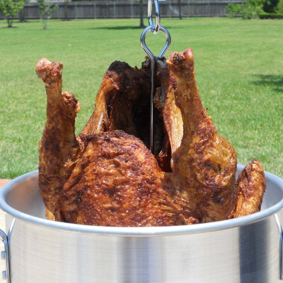 Portable Propane Outdoor Deep Frying Package with 2 Aluminum Pots O2931