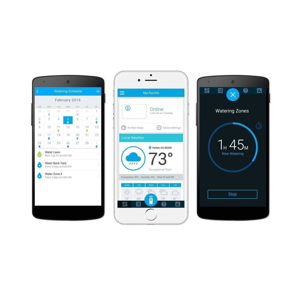 16 Zone Smart Sprinkler Controller, White L31102
