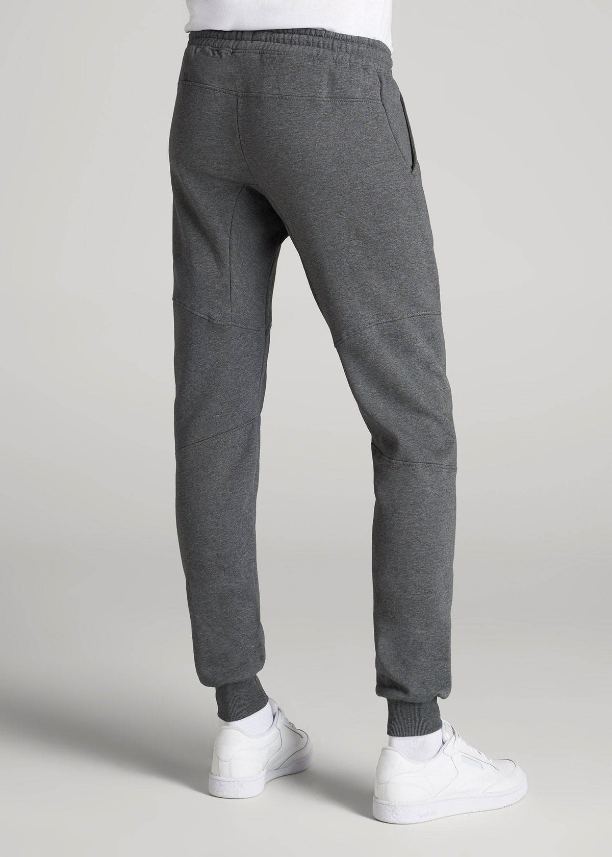 Wearever Fleece Joggers for Tall Men in Charcoal Mix