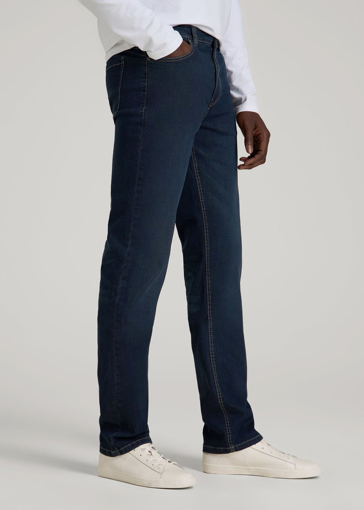 J1 STRAIGHT LEG Jeans for Tall Men in Blue Steel