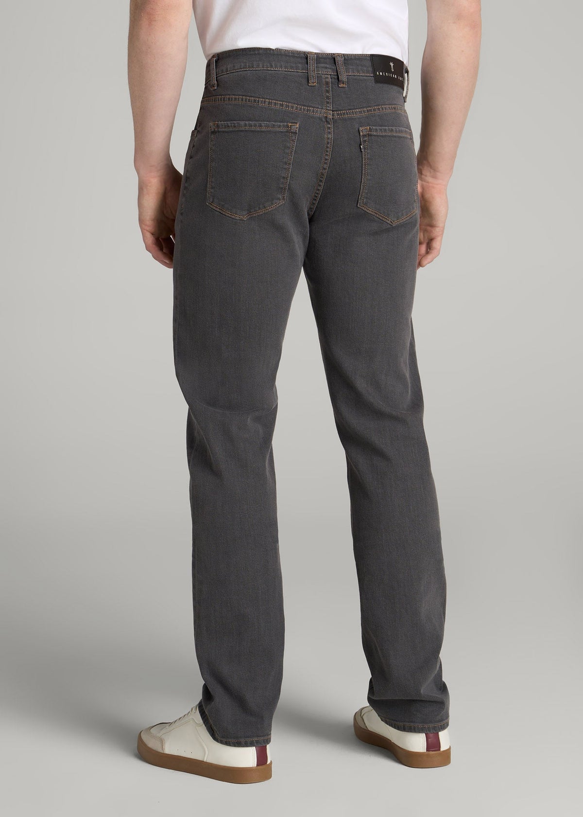 J1 STRAIGHT LEG Jeans for Tall Men in Grey