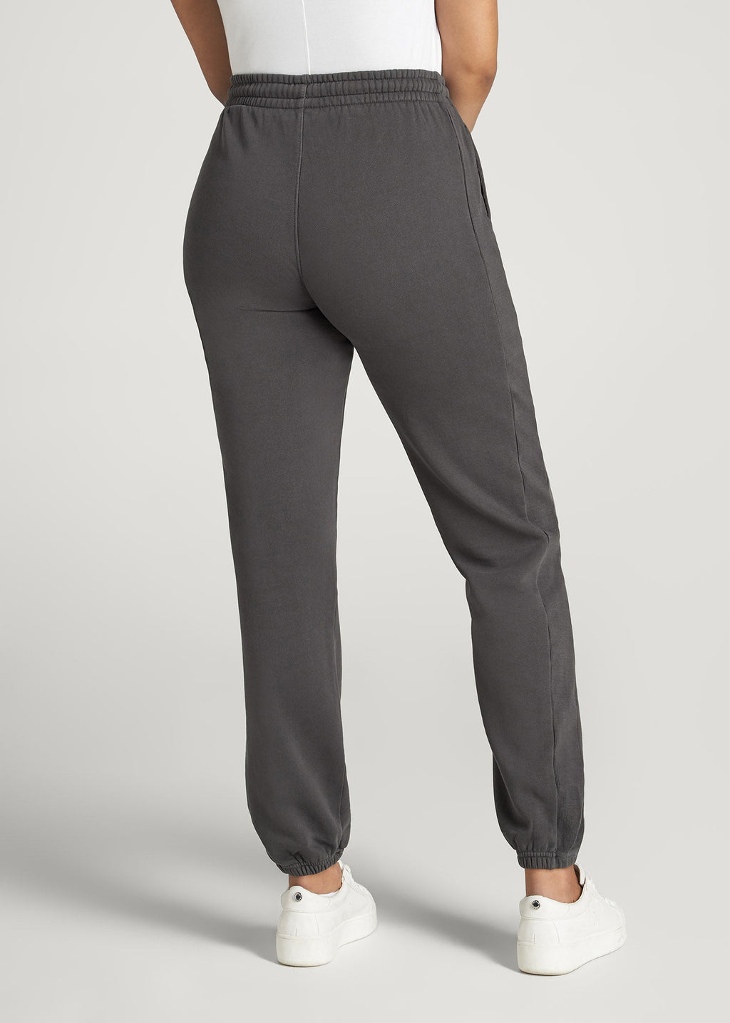Wearever Fleece Regular Fit Sweatpants for Tall Women in Charcoal