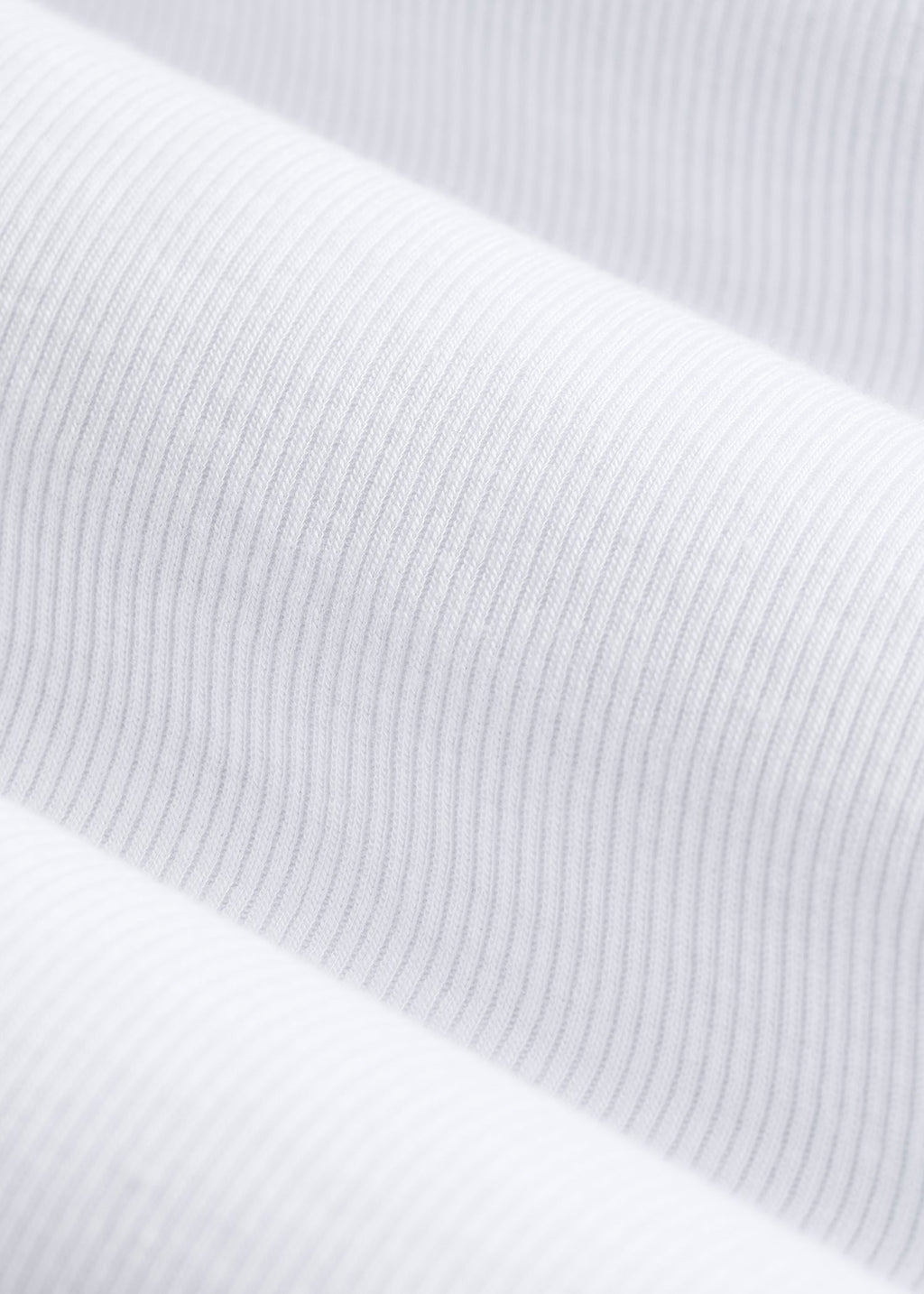 FITTED Ribbed Long Sleeve Tee for Tall Women in White