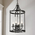 4-Light Rectangle Farmhouse Chandelier U39069